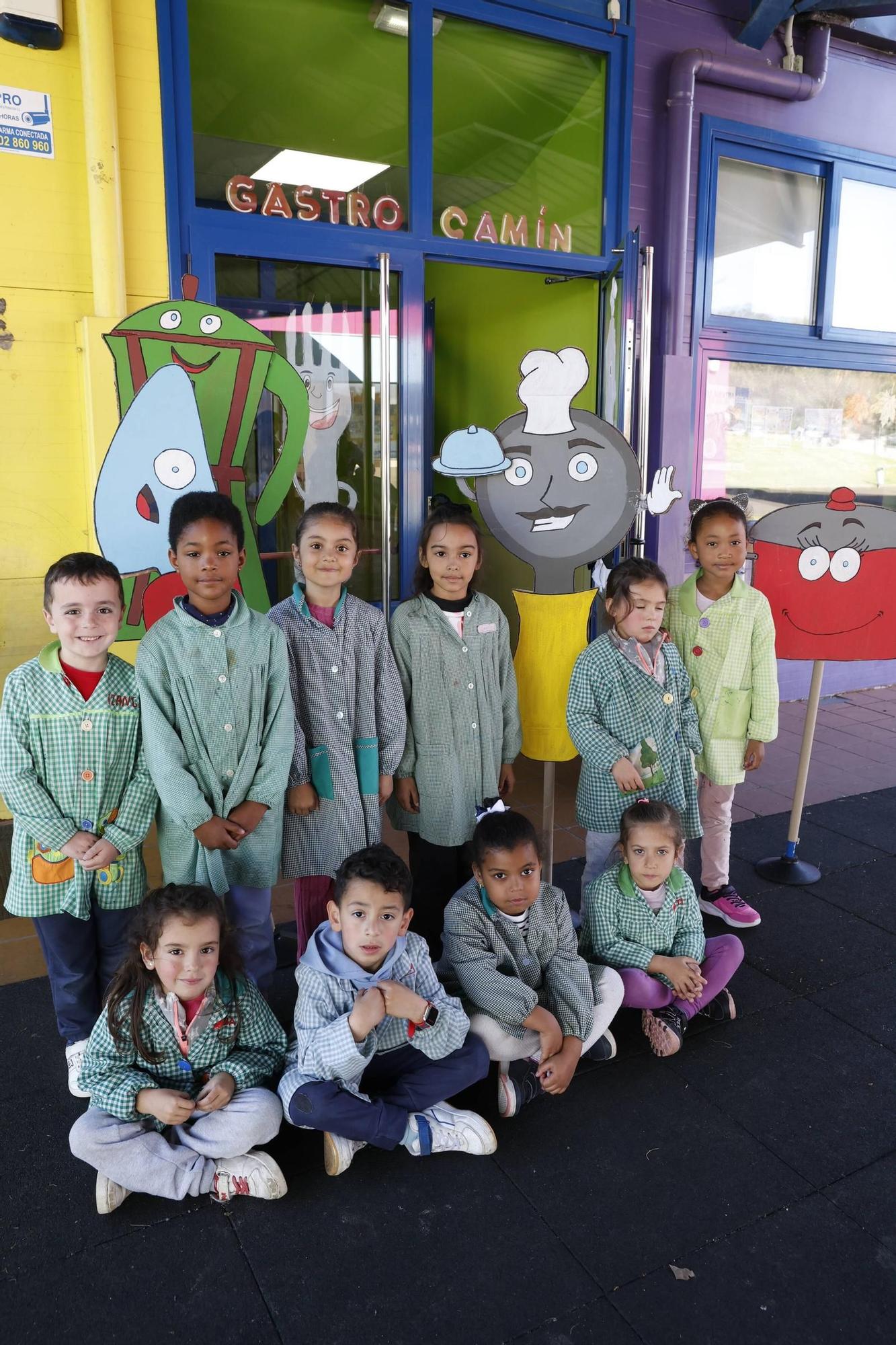 El colexu Alfonso Camín demuestra que "tien bon canil"