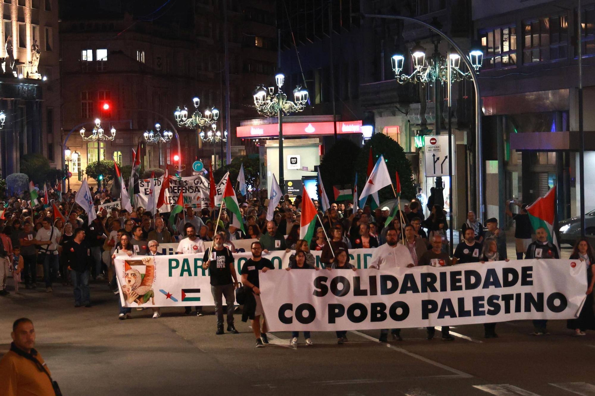 Vigo continúa en pie contra el genocidio de Israel sobre Palestina