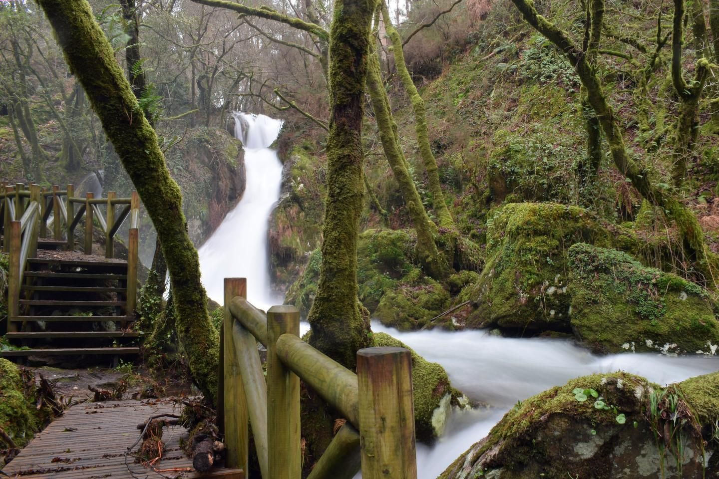 Todo el recorrido se realiza con el sonido del agua corriendo de fondo