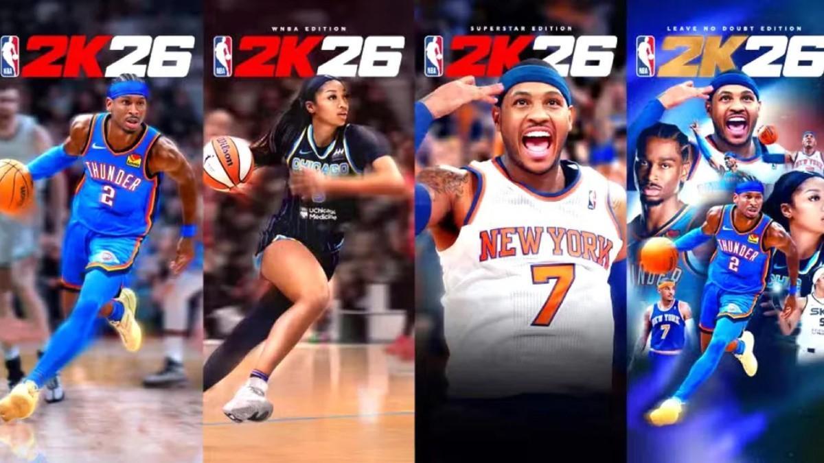 Estas son las diferentes versiones que salen a la venta del NBA 2K26