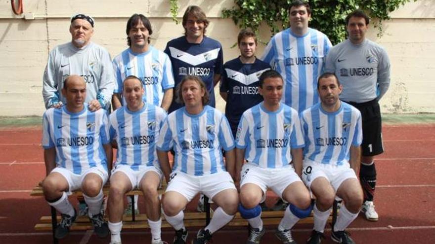 Once del Málaga de fútbol sala.