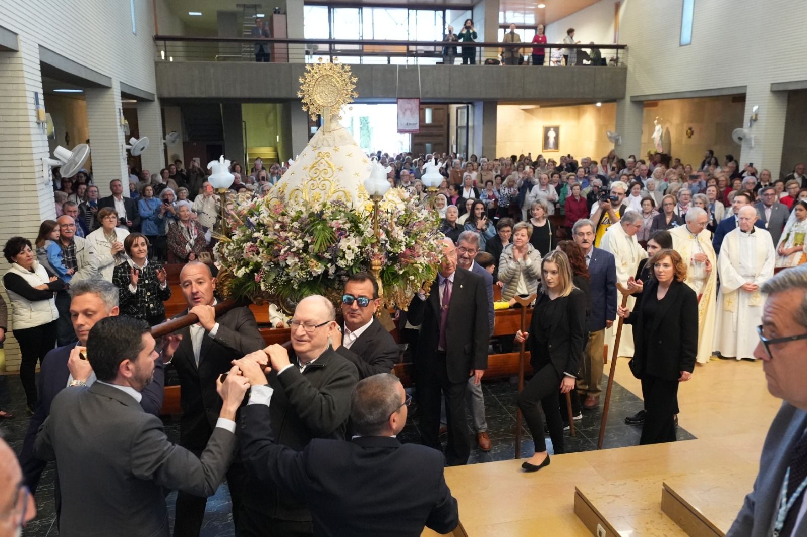 Traslado de la Virgen de Lledó Traslado a la parroquia de la Esperanza de Castelló