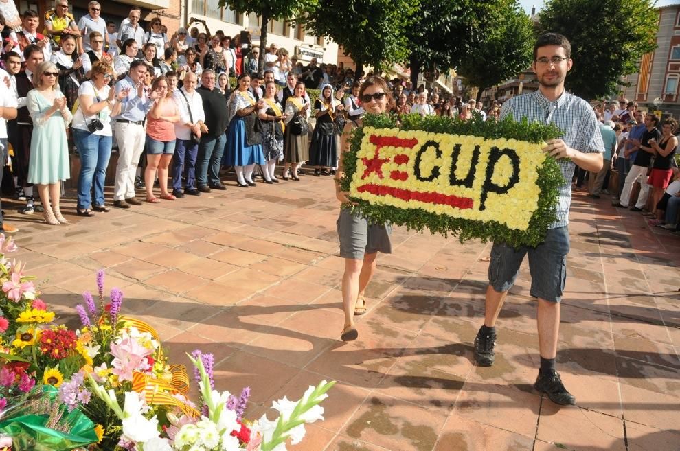 Unes 300 persones participen a l'acte oficial de la Diada a Berga