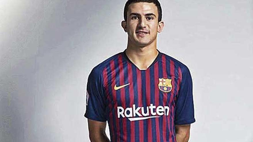 Mateu Morey forma parte de la plantilla del Barça B.