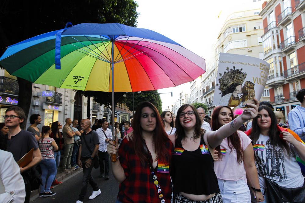 Manifestación del Orgullo LGTBi en Valencia