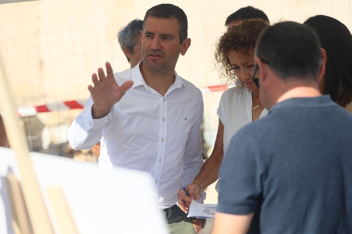 Galería: visita a las obras de la nueva escoleta de Sant Rafel