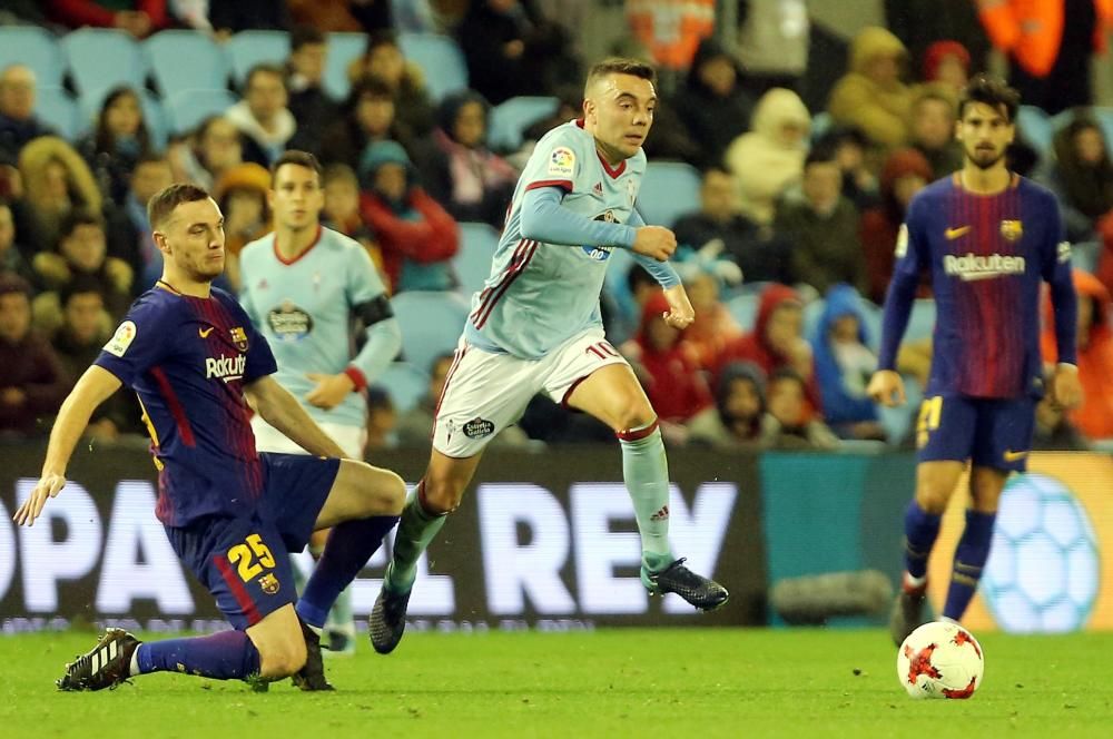 Las mejores imágenes del partido disputado hoy en Balaídos entre el Celta y el Barça