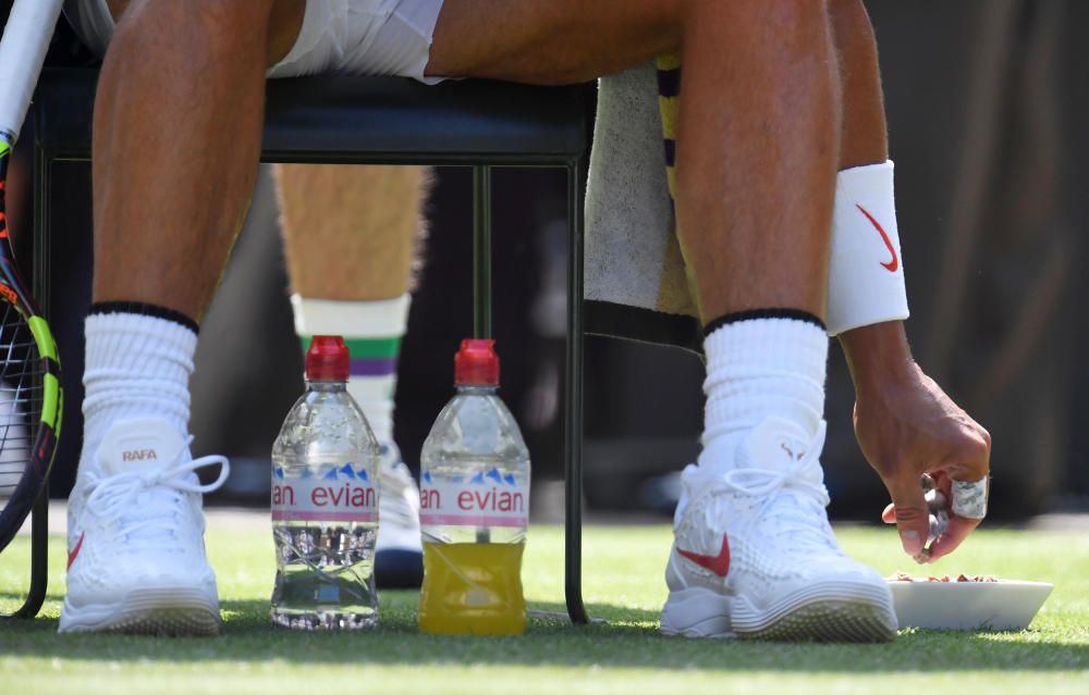 El debut de Nadal en Wimbledon, en imágenes