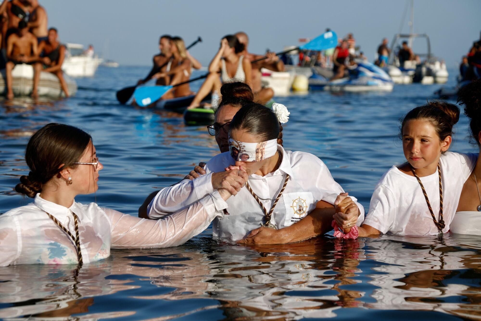 Procesión de la Virgen del Carmen de la barriada de El Palo
