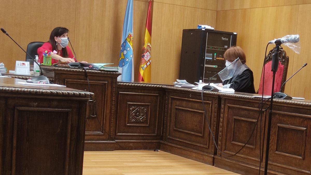 Un juicio en el Penal 1 de Ourense (archivo), el juzgado que ha dictado esta sentencia.