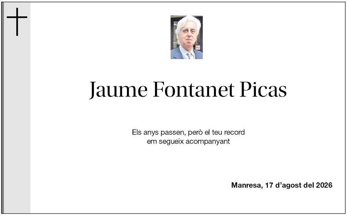 Jaume Fontanet Picas