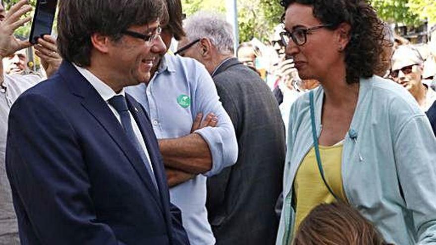 Torra, Puigdemont i Rovira encapçalen una reunió independentista a Suïssa