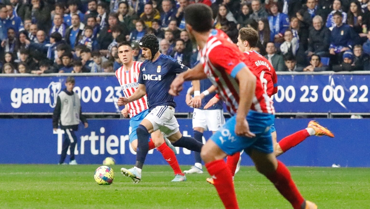 En imágenes: así se vivió el derbi en el Tartiere