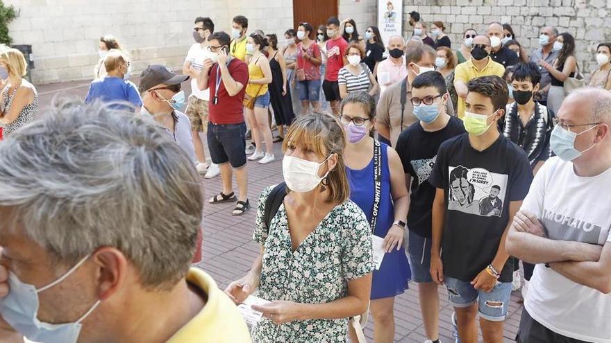 Cues al Museu Dalí, a Figueres, durant la seva reobertura la setmana passada