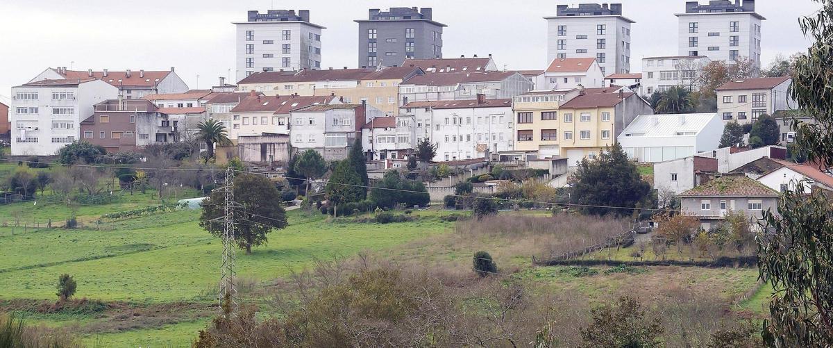 Parte de las fincas afectadas en Mallou