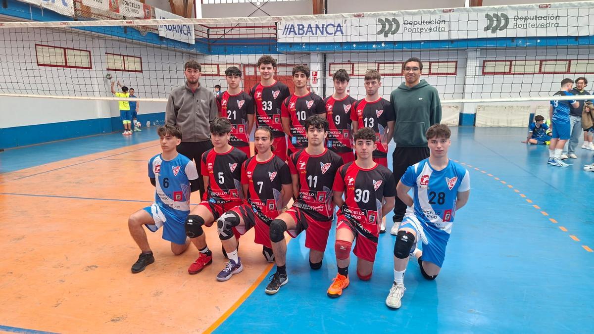 El equipo juvenil del Vigo.