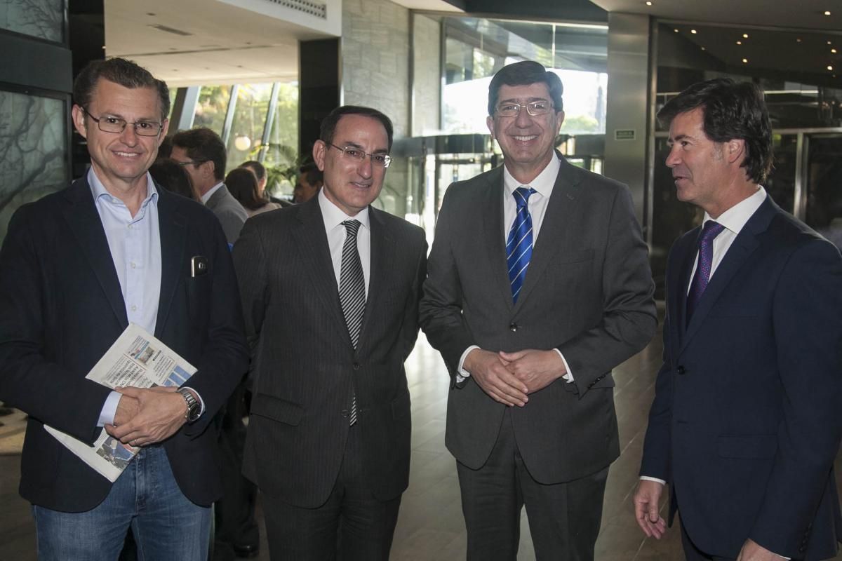 Fotogalería / Los presidentes de la patronal andaluza en 'Los Desayunos de Diario Córdoba'