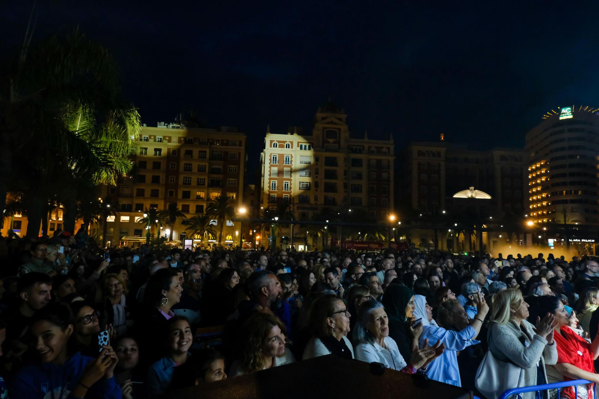 Málaga vive una nueva edición de La Noche en Blanco