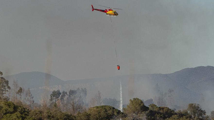 Controlat l&#039;incendi forestal a Vilobí per una crema de restes vegetals