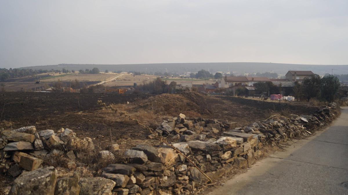 Destrucción por el fuego en Abejera de Tábara