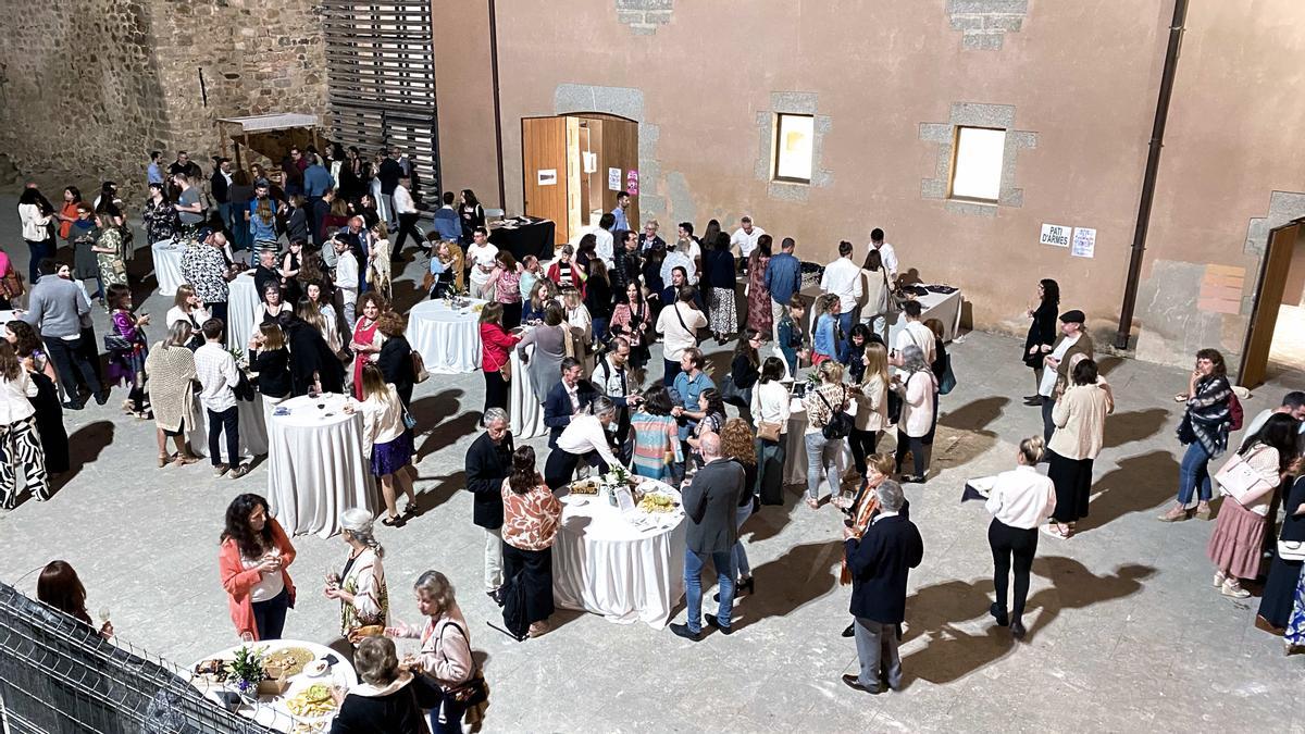 La celebració al castell de Calonge, dissabte passat.