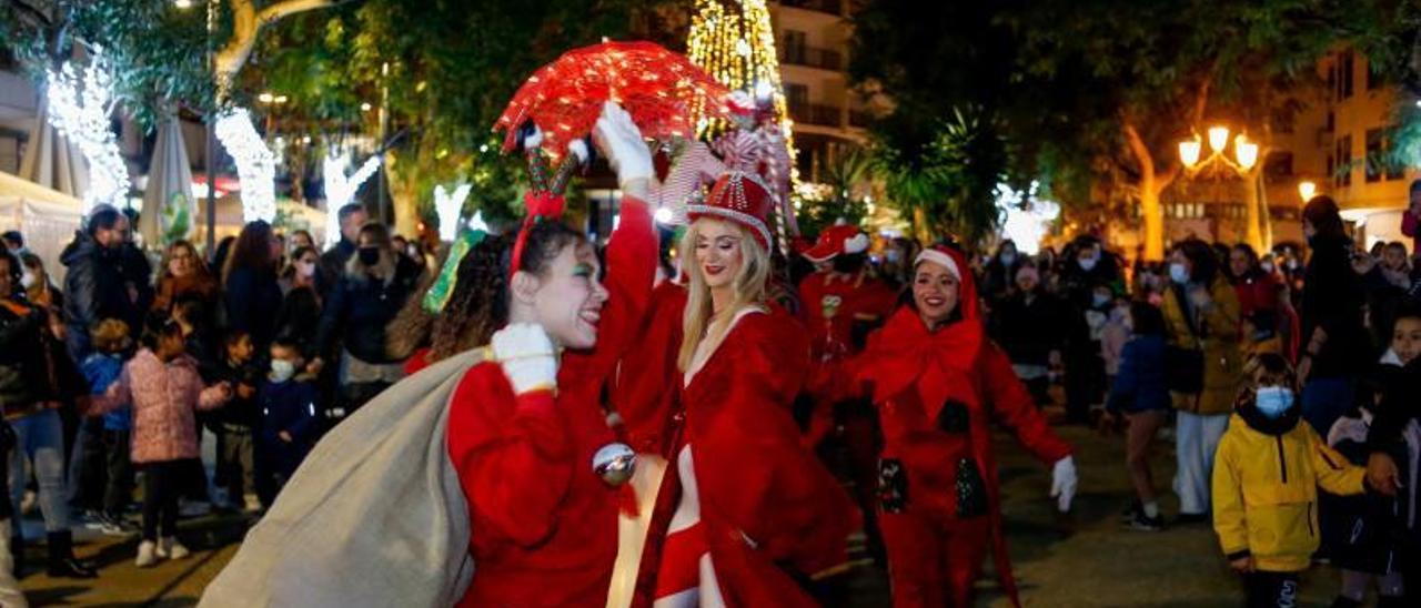 Detalle de una de las actividades de la Navidad de Vila en s’Alamera.