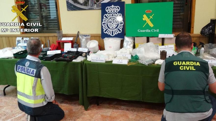 Desmantelan un laboratorio de extracción de cocaína en un trastero de Burjassot