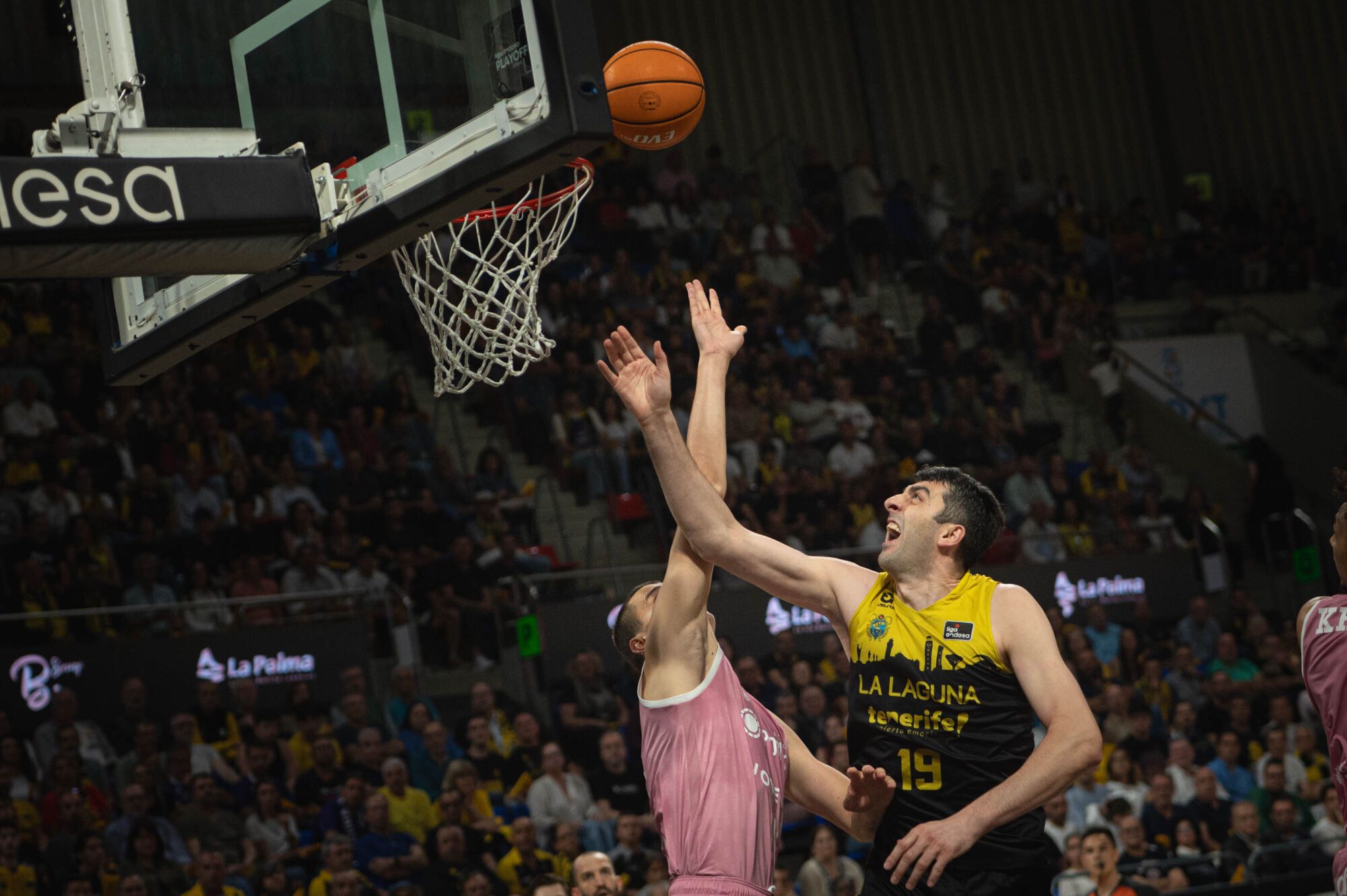Partido La Laguna Tenerife CB Canarias - Joventut Badalona Inicio de playoff de Liga Endesa Quedarse hasta el fina porque en caso de derrota podría ser el último partido en casa esta temporada  | 02/06/2025 | Fotógrafo: Rafael Arturo Jiménez Rivero