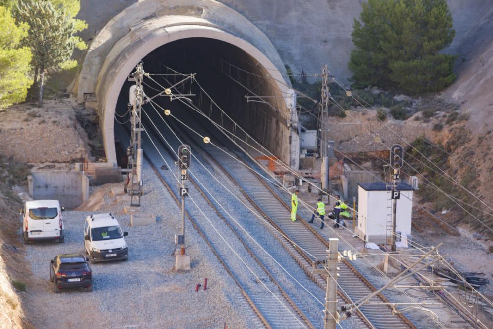 Abren el tramo afectado por las lluvias en la Font de la Figuera