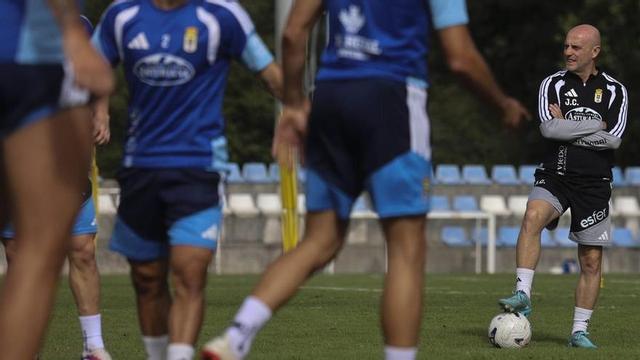 Calero, durante un entrenamiento. | IRMA COLLÍN