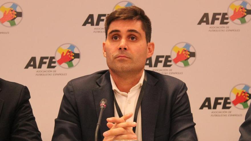 David Aganzo, presidente de la Asociación de Futbolistas Españoles