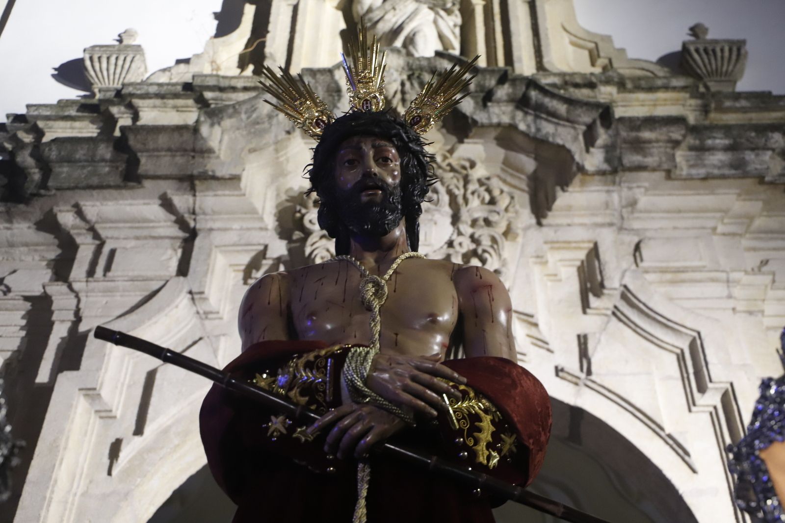 El traslado de Nuestro Padre Jesús de los Afligidos, en imágenes