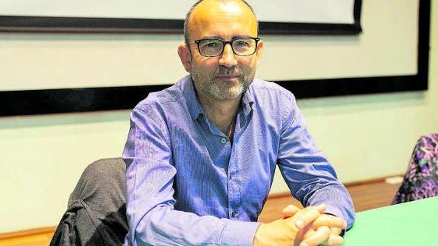 El psicólogo catalán, durante la entrevista en Zamora. | Emilio Fraile