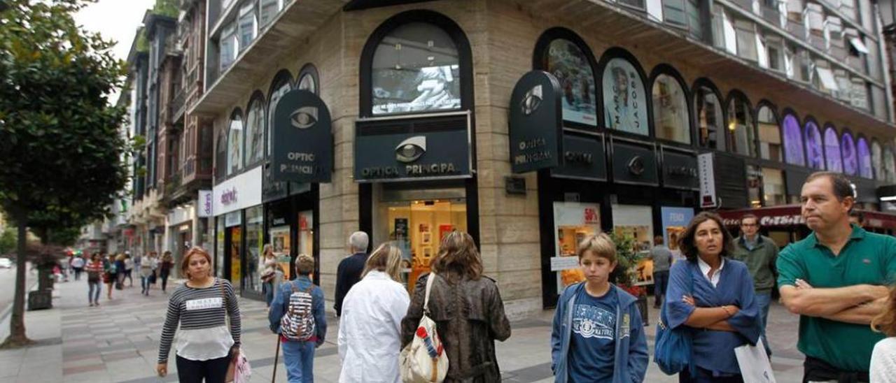 El cruce entre Uría y Doctor Casal, donde se instalará la estatua.