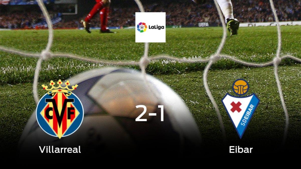 El Villarreal vence 2-1 al Eibar y se lleva los tres puntos