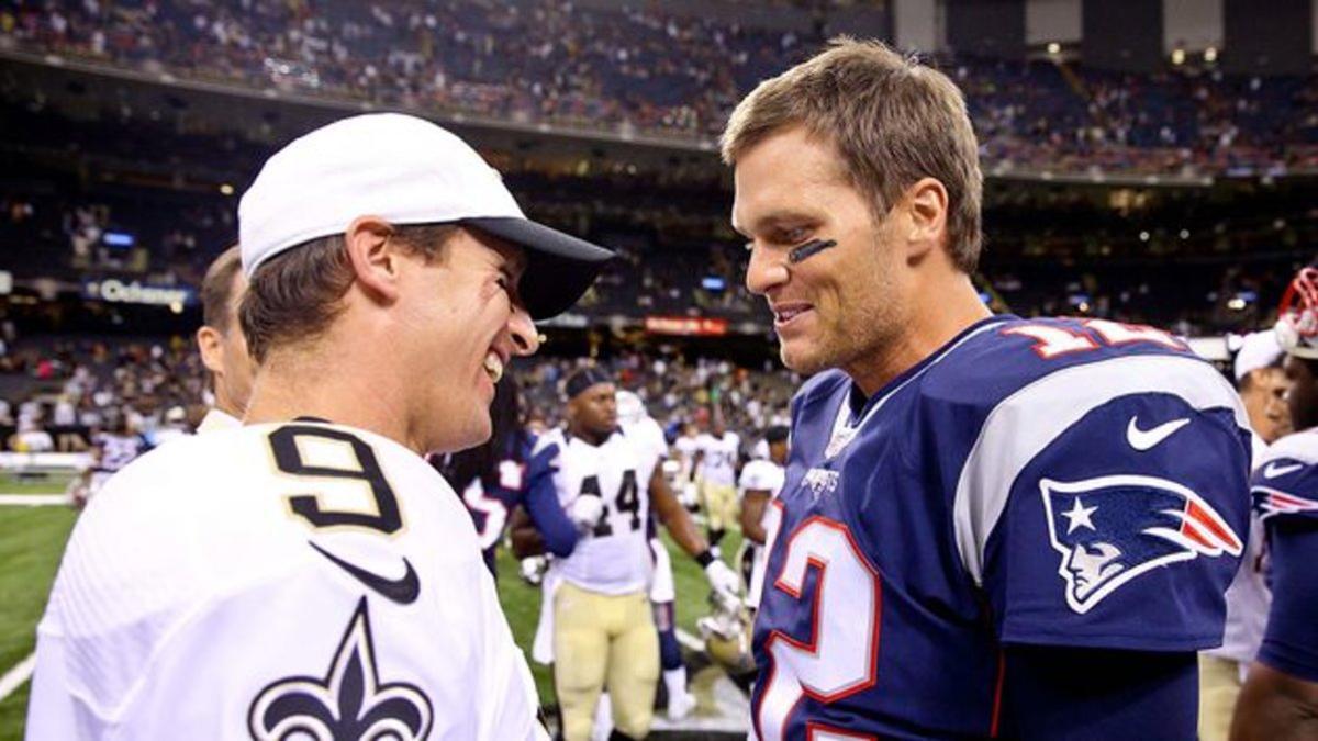 Brees y Brady, dos quarterbacks ganadores de la NFL