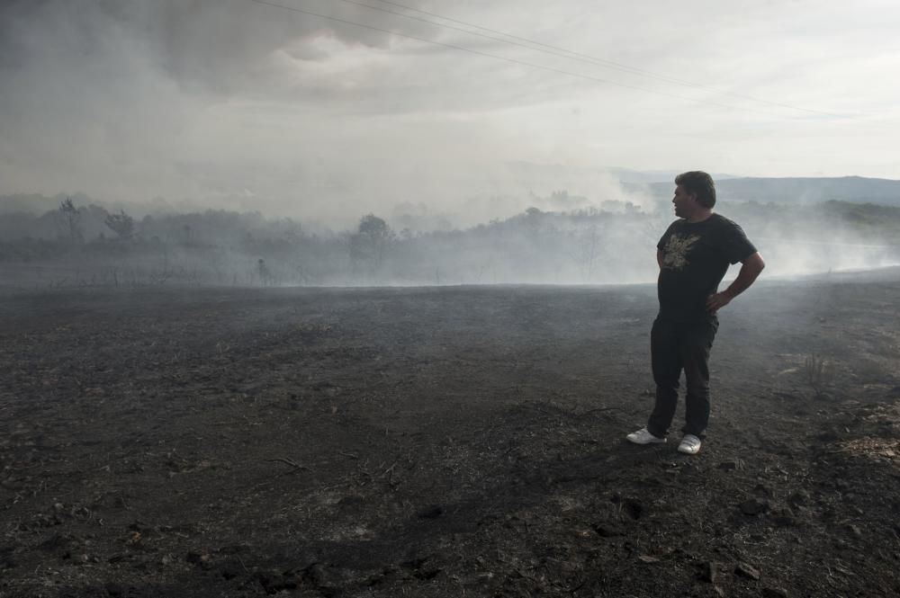 Nueva ola de incendios en la provincia de Ourense