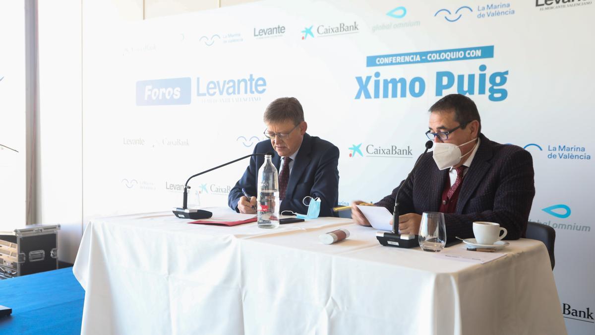 Foro con el president de la Generalitat Ximo Puig en Veles e Vents