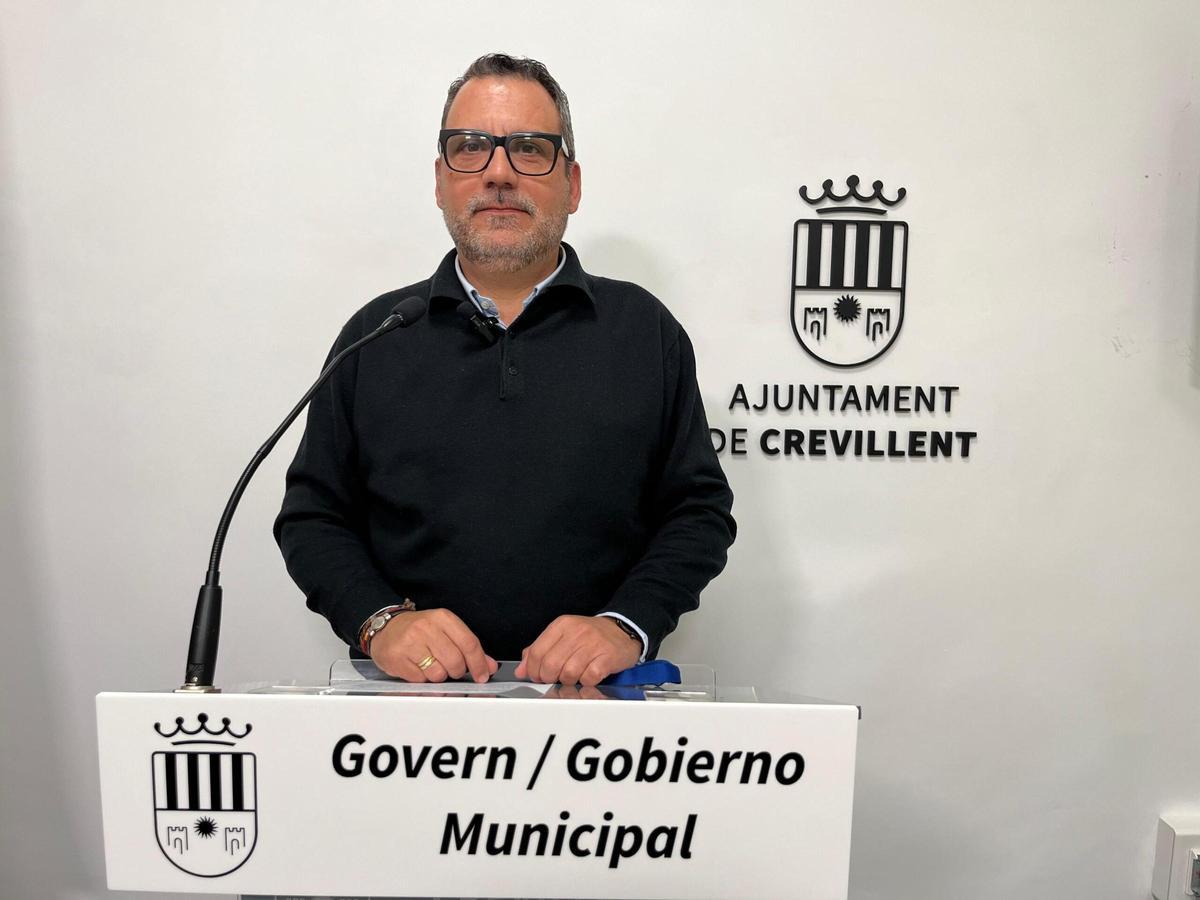 El concejal de Educación de Crevillent, Antonio Candel, en una imagen reciente