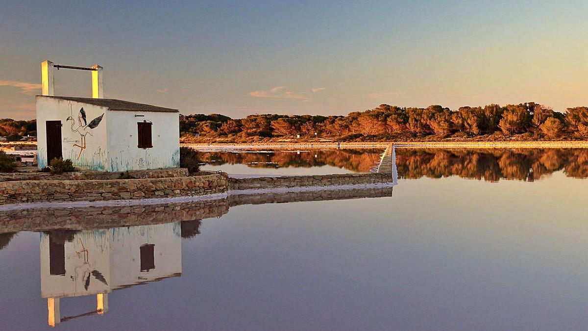 Estanque de sal en Formentera. | GERARDO FERRERO