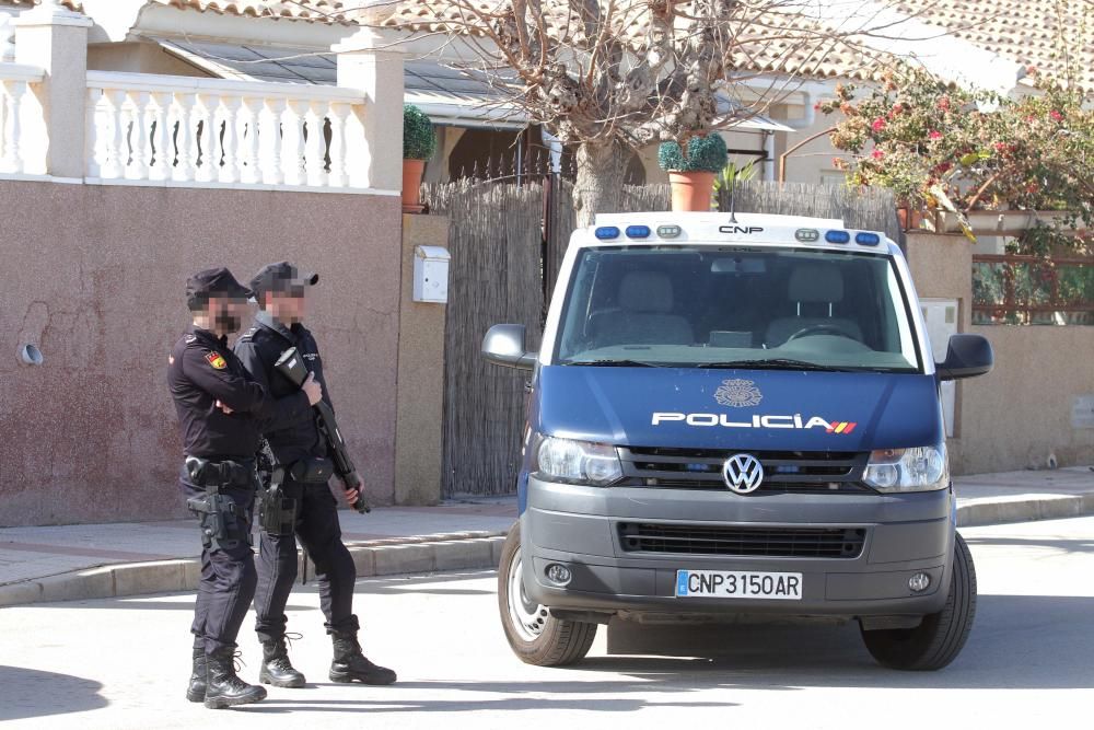 Redada antidroga en Los Narejos y Cartagena