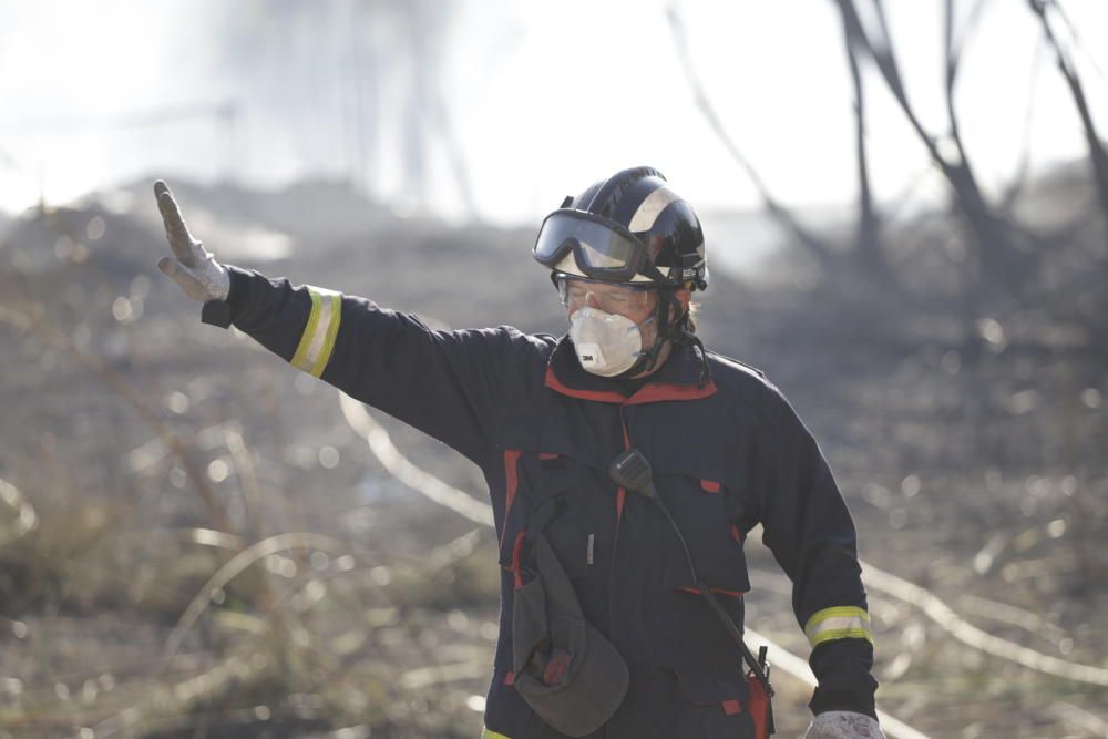 Sofocado un incendio que ha afectado a 100m2 en Puente Tocinos