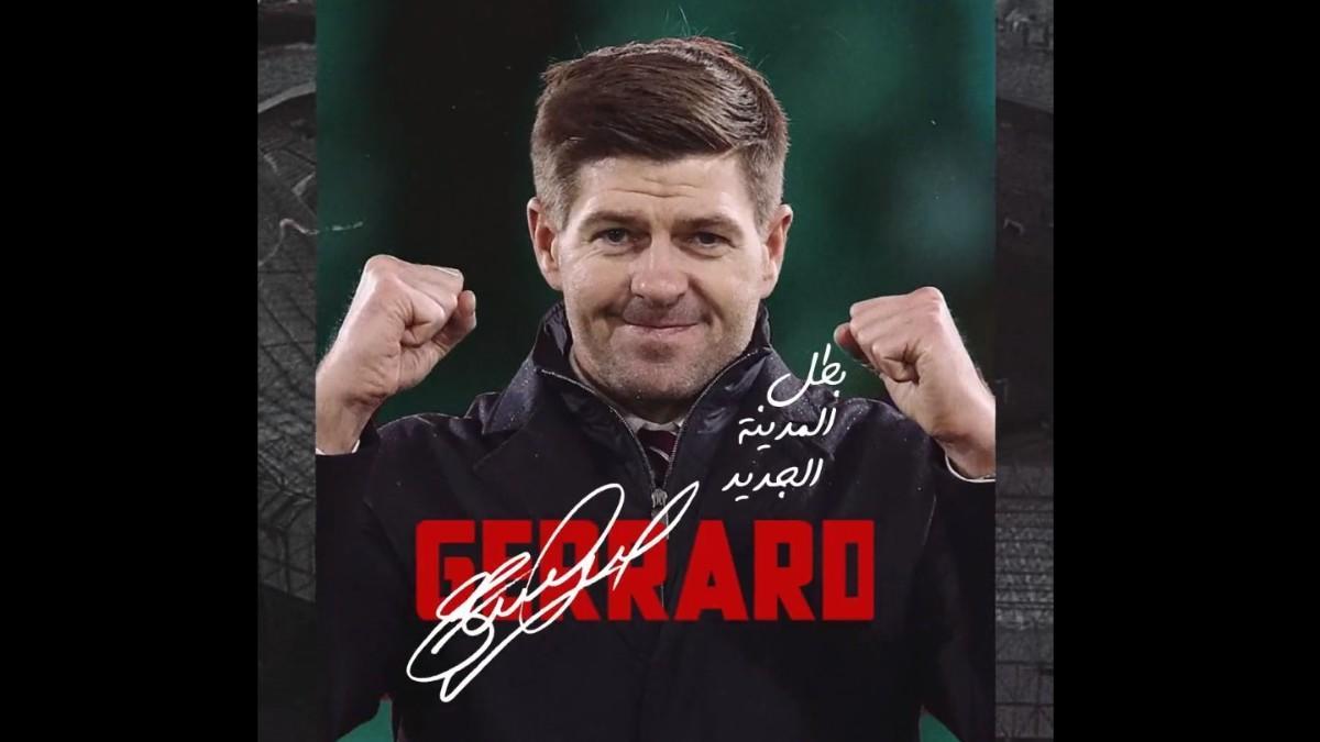 ¡Oficial! Gerrard será el nuevo entrenador del Ettifaq Club