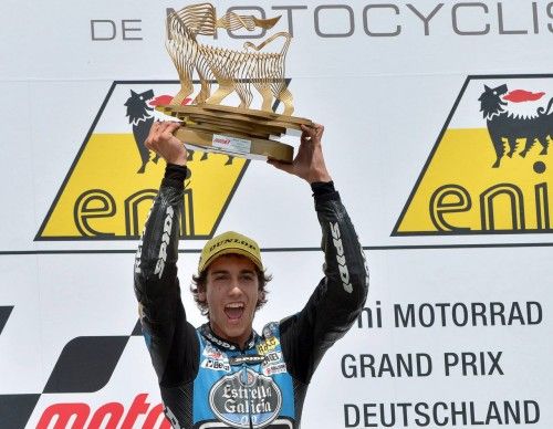 Carrera de Moto3 del GP de Alemania que ha ganado el español Álex Rins