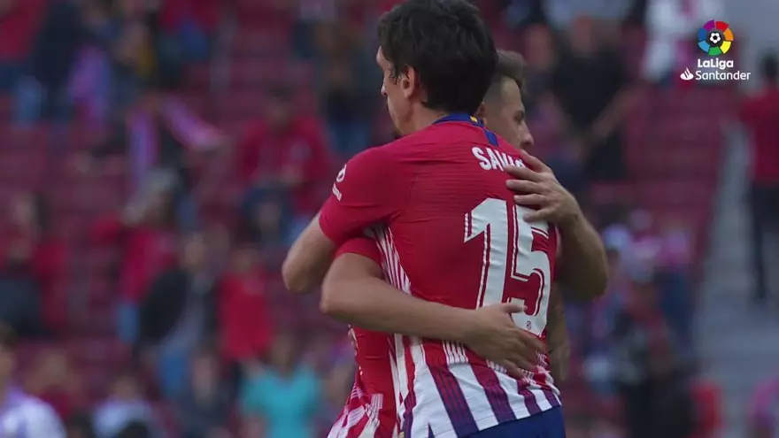 LaLiga Santander: El gol de l'Atlètic de Madrid - Valladolid (1-0)