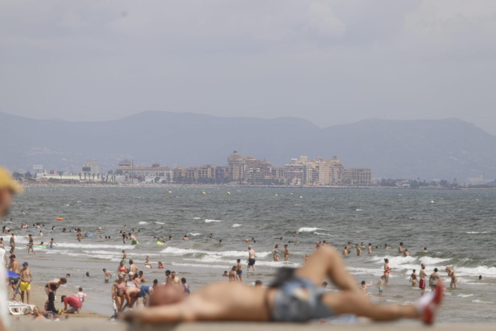 Playas llenas el último fin de semana de julio