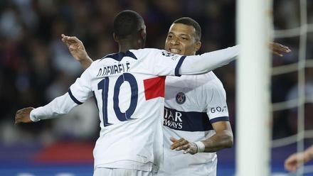 Mbappé y Dembélé; las estrellas del PSG