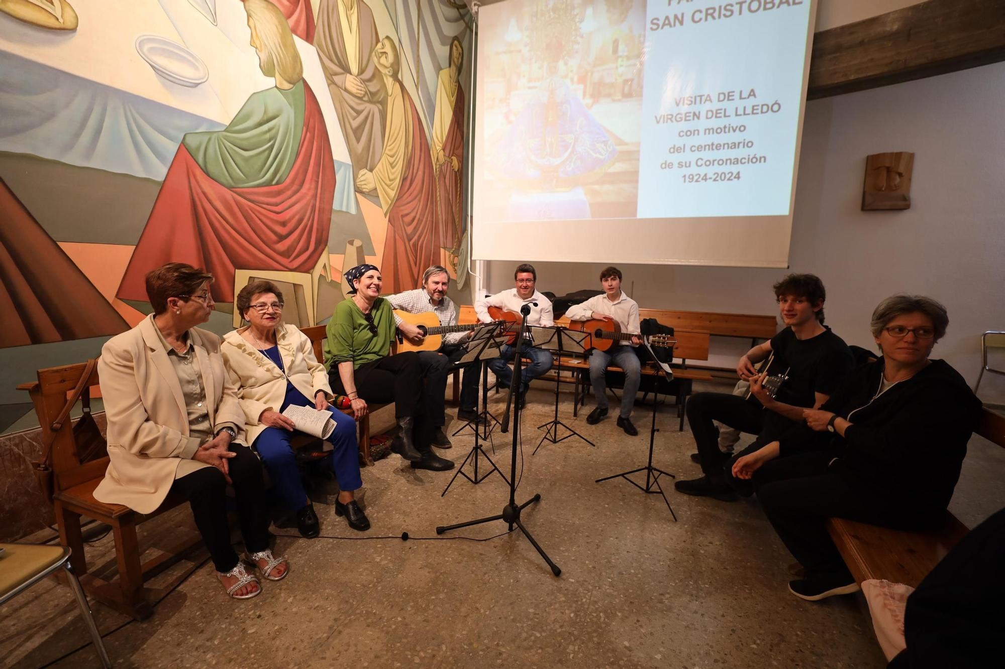 La parroquia de San Cristóbal de Castelló festeja a la Virgen de Lledó