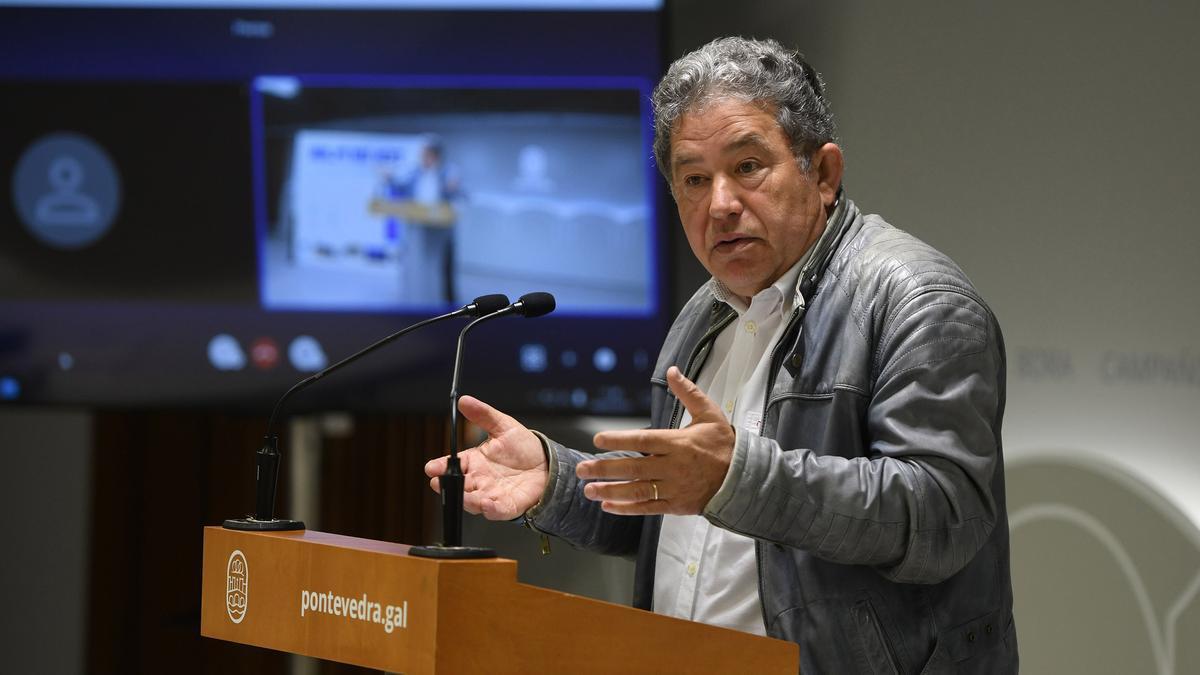 El alcalde reelegido para su séptimo mandato en Pontevedra, Miguel Fernández Lores