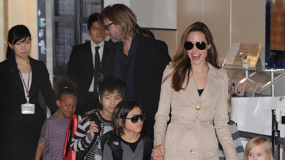 Pitt y Jolie irán a sesiones de terapia con sus hijos